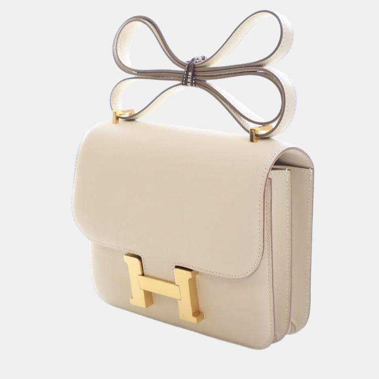 Pre Owned Hermes Craie Epsom Constance 18