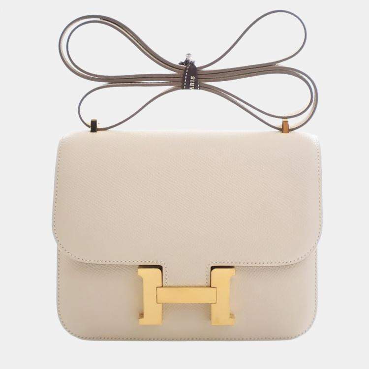 Pre Owned Hermes Craie Epsom Constance 18