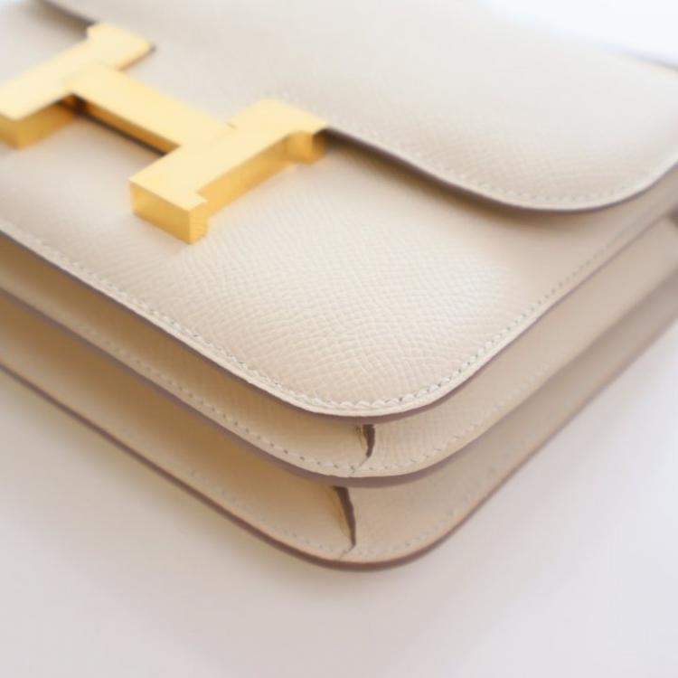 Pre Owned Hermes Craie Epsom Constance 18