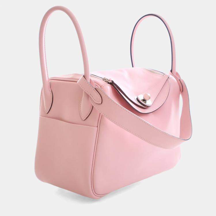 Pre Owned Hermes Rose Sakura Swift Lindy 26