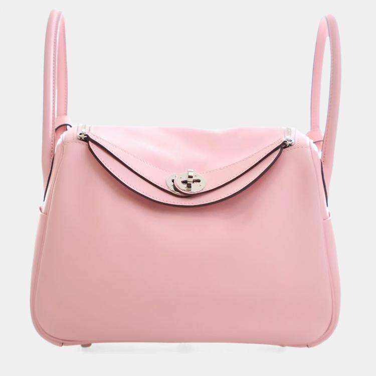 Pre Owned Hermes Rose Sakura Swift Lindy 26