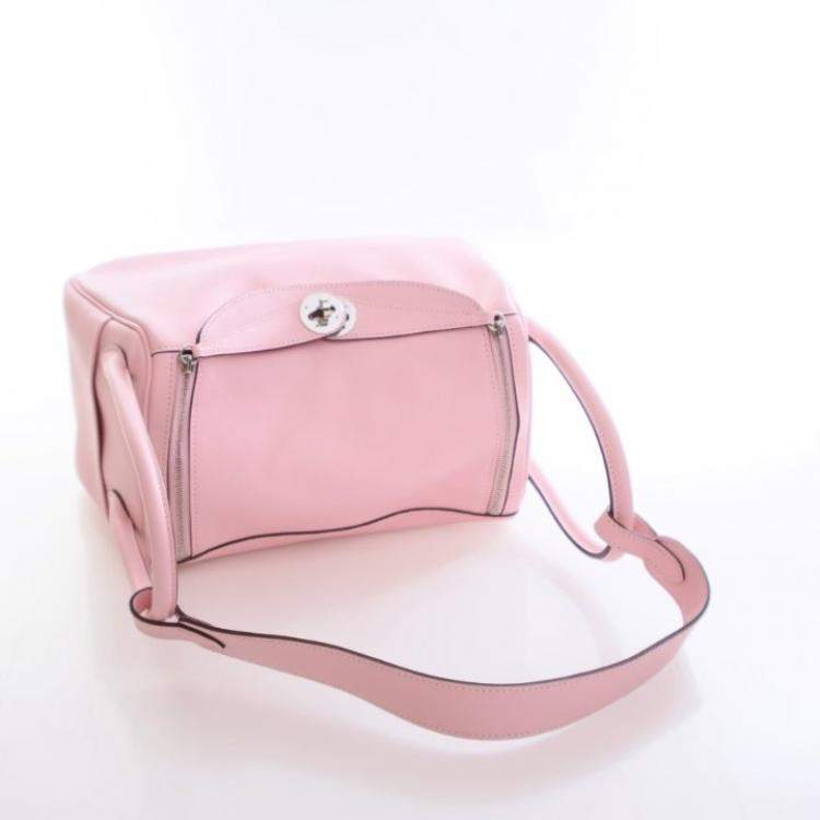 Pre Owned Hermes Rose Sakura Swift Lindy 26