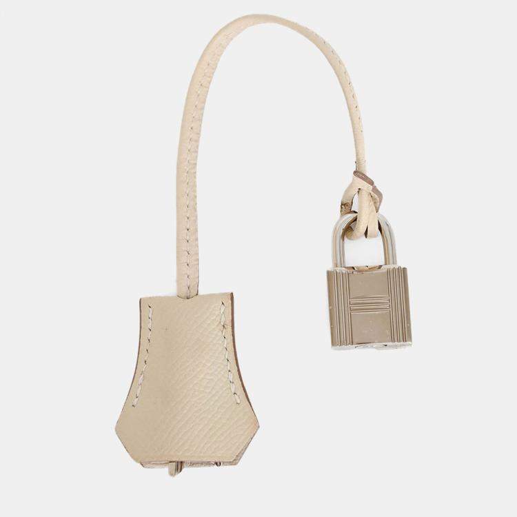 Pre Owned Hermes 2021 Chalk White Epsom Leather Kelly Sellier 28