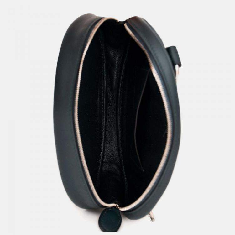 Pre Owned Hermes 2022 Teal Leather 'In The Loop' Belt Bag