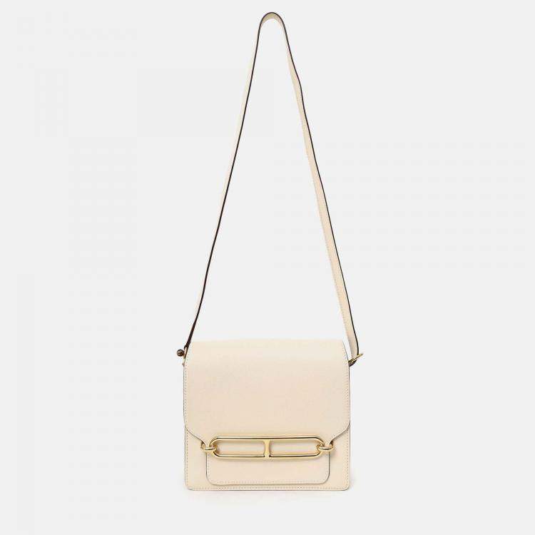 Pre Owned Hermes 2021 Nata Swift Leather Roulis 18 Crossbody