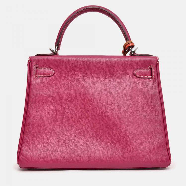 Pre Owned Hermes 2011 Epsom Leather Sellier Kelly 28