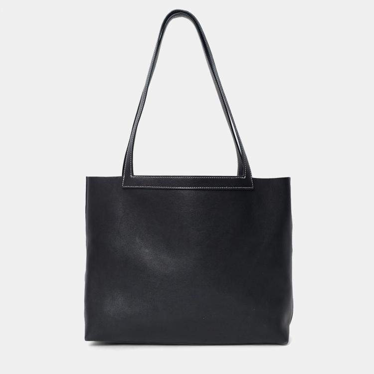 Pre Owned Hermes Black Swift Cabasellier 31 Tote