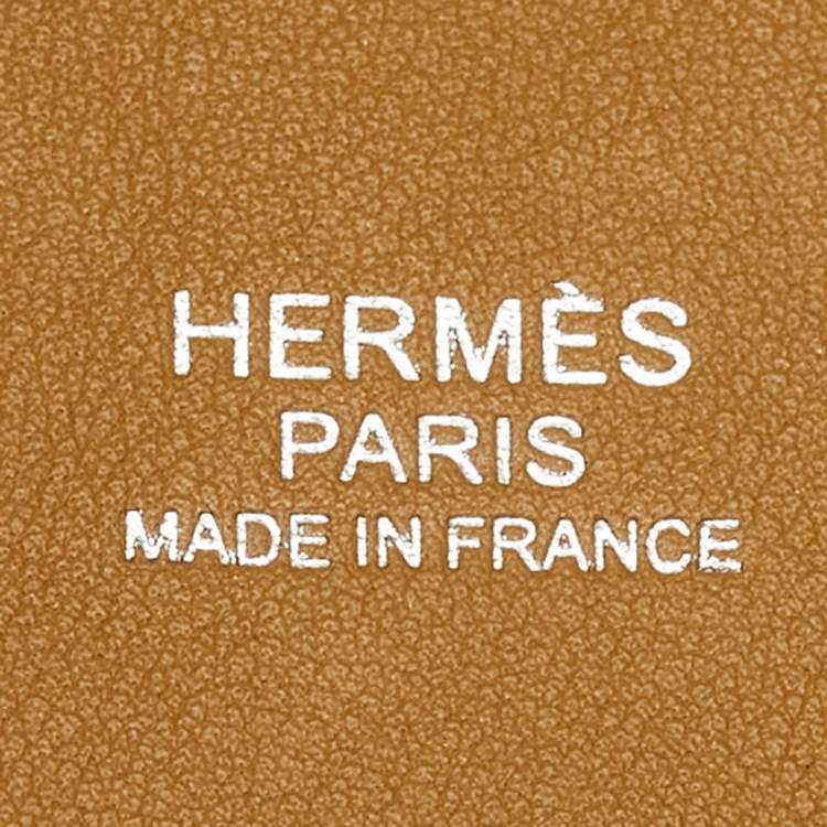 Pre Owned Hermes Cargo Picotin Lock 18 Sesame Toile Goeland and Swift Leather Tote