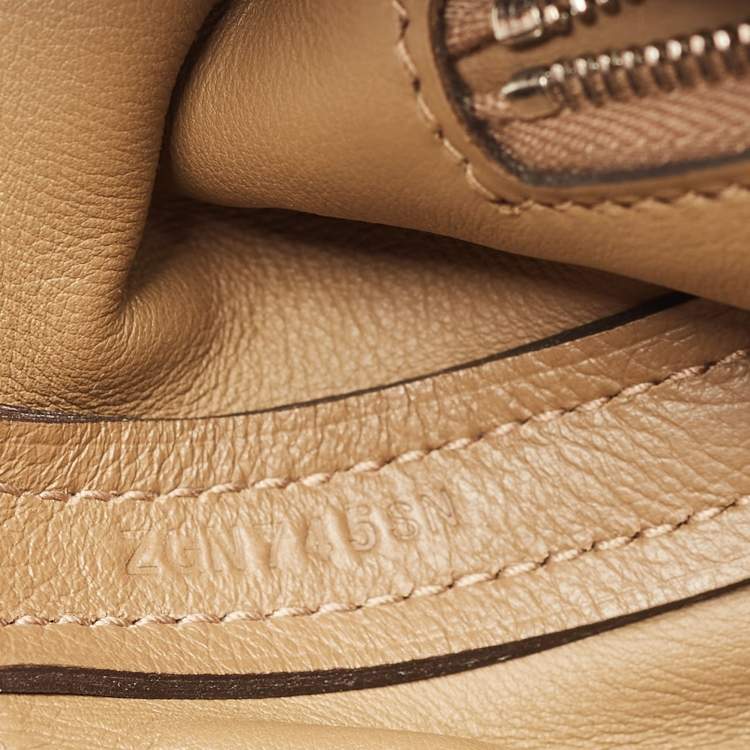 Pre Owned Hermes 24/24 21 Palladium Finish Beige de Weimar Evercolor and Swift Leather Top Handle Bag