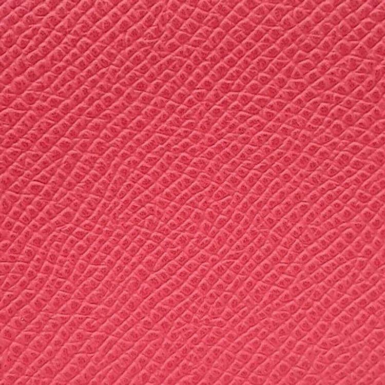 Pre Owned Hermes Pink Leather Calvi Duo Card Holder