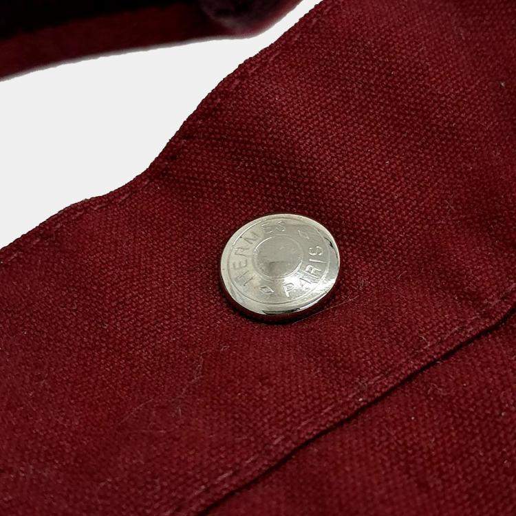 Pre Owned Hermes Red Cotton Furutto Gm