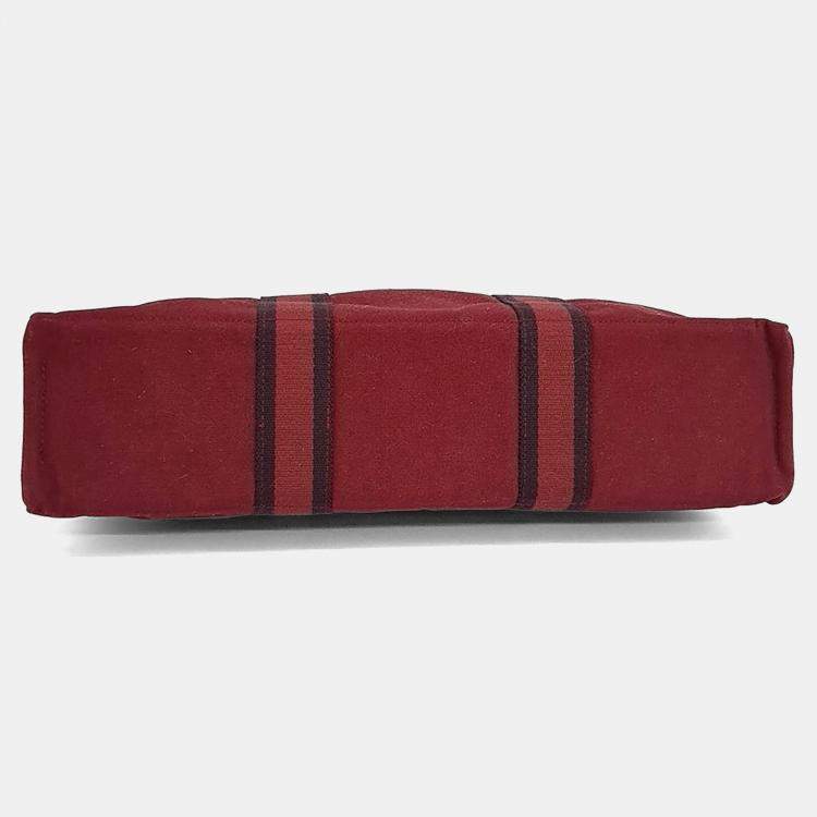 Pre Owned Hermes Red Cotton Furutto Gm