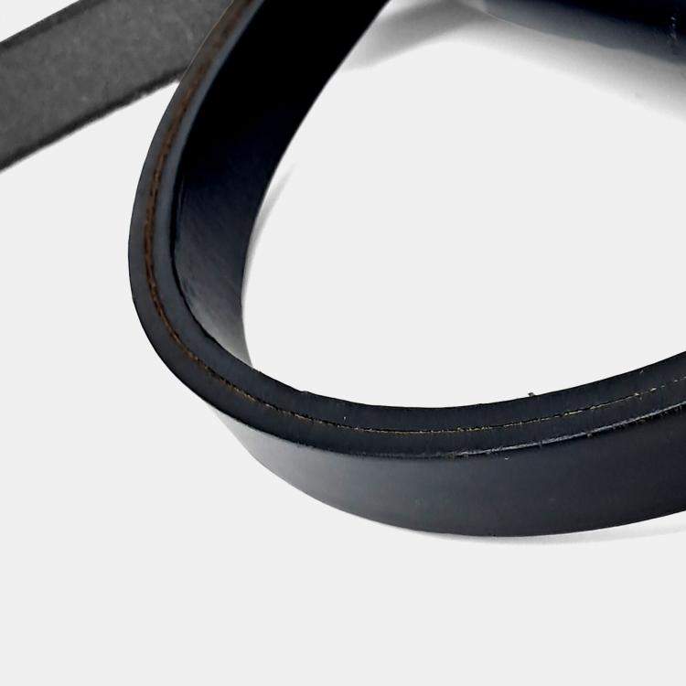 Pre Owned Hermes Black Canvas and Leather New Zip Herbag Small