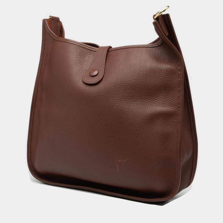 Pre Owned Hermes Havane Clemence Evelyne I PM