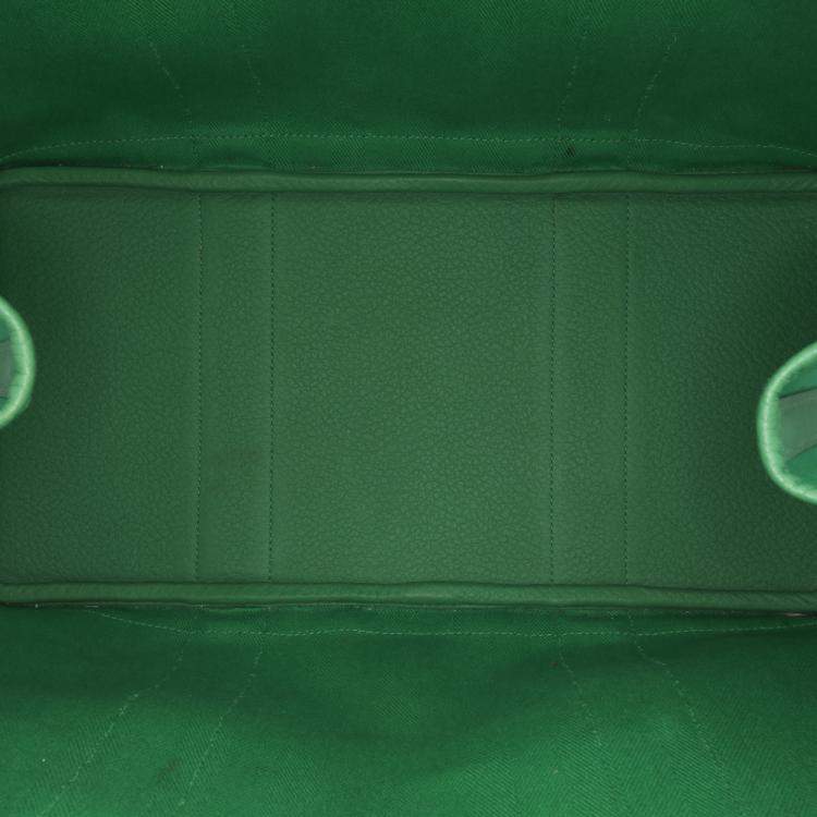 Pre Owned Hermes Bambou Toile and Negonda Garden Party 36