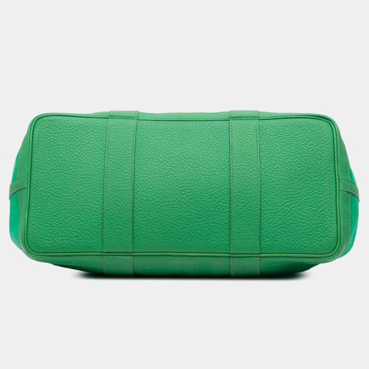 Pre Owned Hermes Bambou Toile and Negonda Garden Party 36