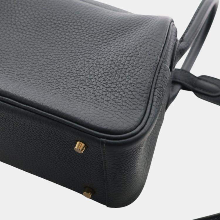 مملوكة مسبقًا Hermes Vert Mangrove Mini Clemence Lindy 20