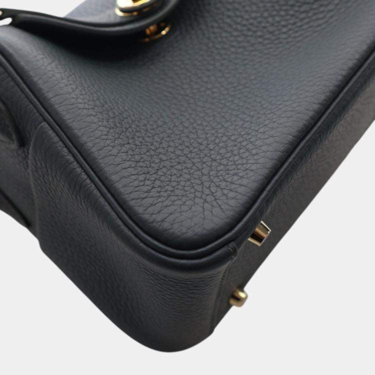 مملوكة مسبقًا Hermes Vert Mangrove Mini Clemence Lindy 20