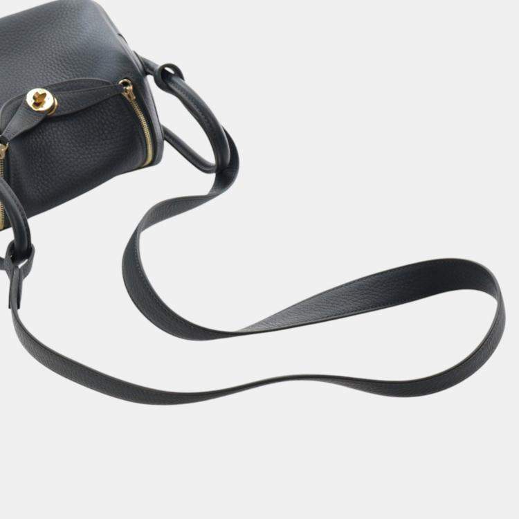 مملوكة مسبقًا Hermes Vert Mangrove Mini Clemence Lindy 20