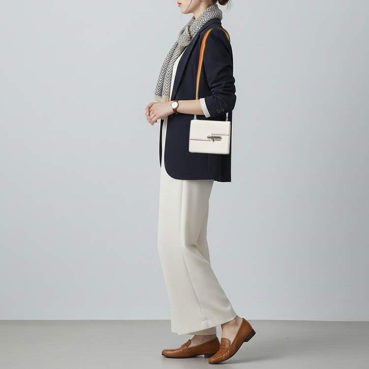 Pre Owned Hermes Verrou Chaine Mini Nata Mysore Leather Bag