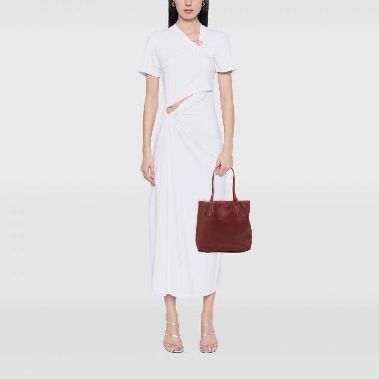 Pre Owned Hermes Rouge H Veau Sikkim Double Sens 28