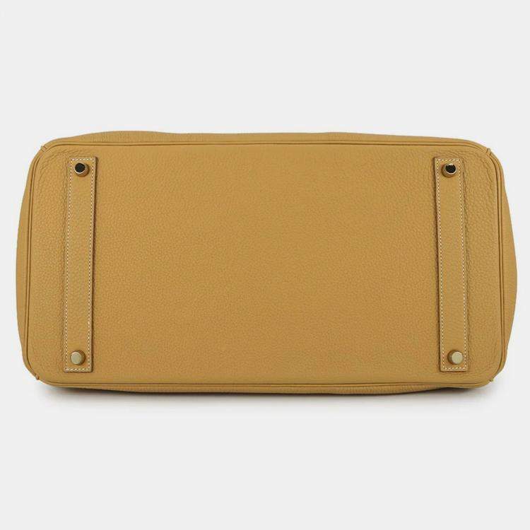 Pre Owned Hermes Birkin Natural Sable Togo Leather Size 40