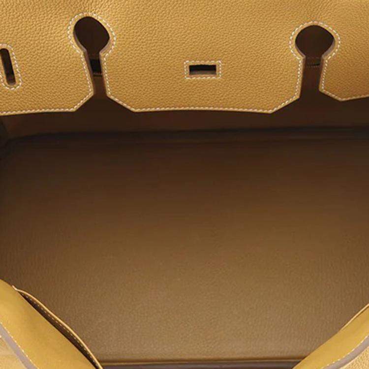 Pre Owned Hermes Birkin Natural Sable Togo Leather Size 40