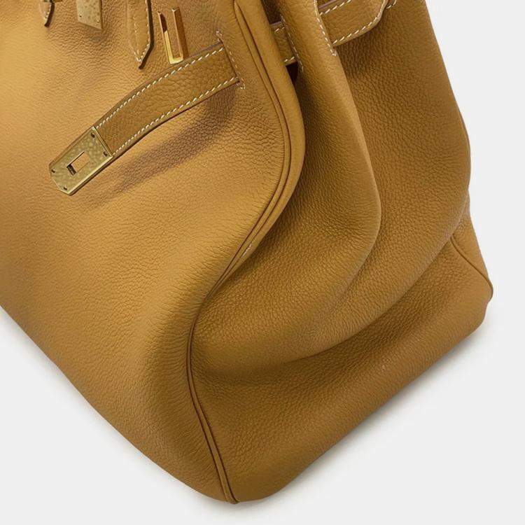 Pre Owned Hermes Birkin Natural Sable Togo Leather Size 40