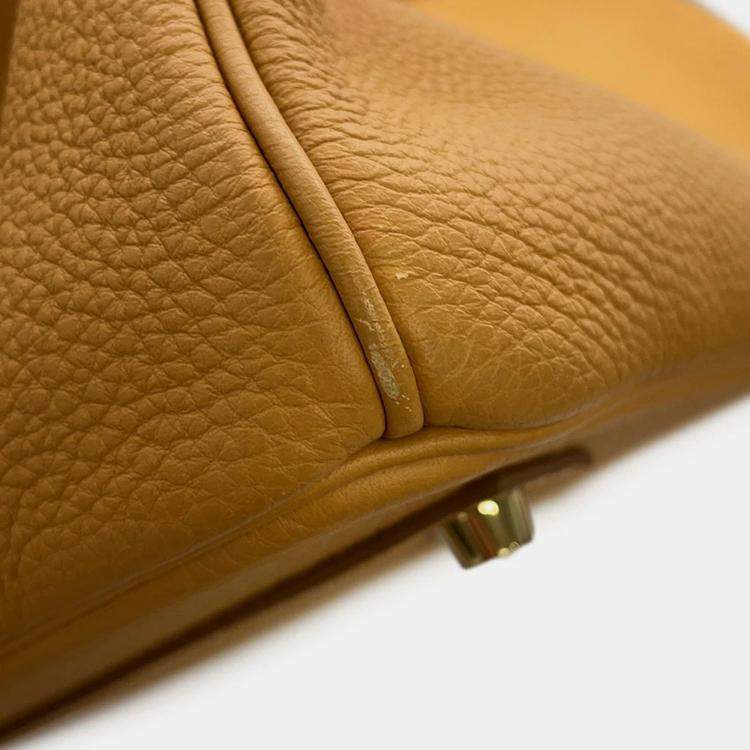 Pre Owned Hermes Birkin Natural Sable Togo Leather Size 40