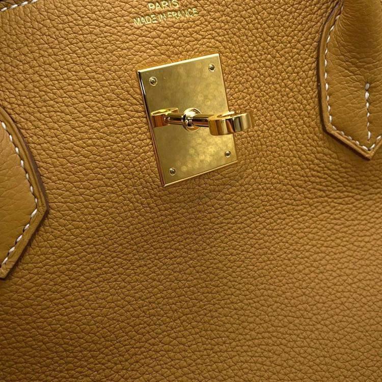 Pre Owned Hermes Birkin Natural Sable Togo Leather Size 40