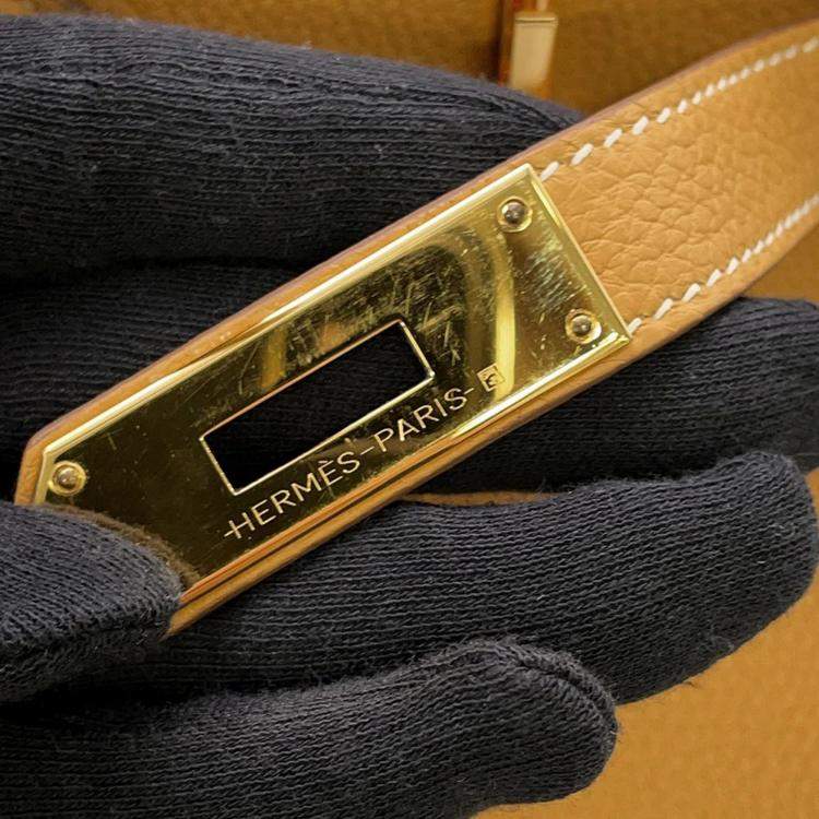 Pre Owned Hermes Birkin Natural Sable Togo Leather Size 40