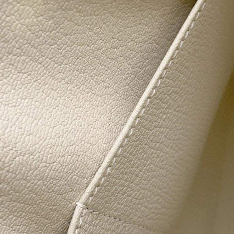 Pre Owned Hermes Kelly Sellier Craie Epsom Size 28