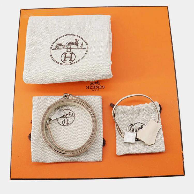 Pre Owned Hermes Kelly Sellier Craie Epsom Size 28