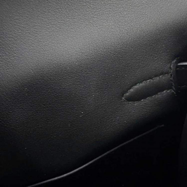 مملوكة مسبقًا Hermes Kelly Jump Black Swift Leather