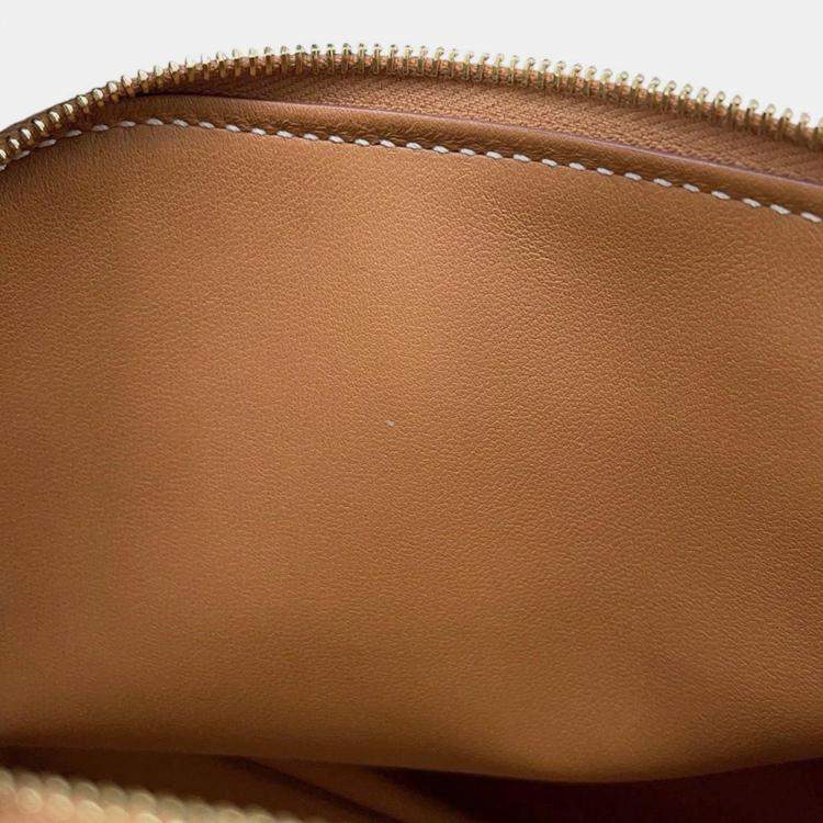 Pre Owned Hermes Bolide 1923 Gold Evercolor Size Mini