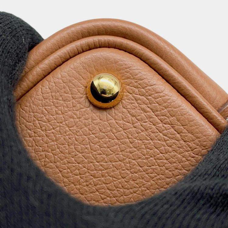 Pre Owned Hermes Bolide 1923 Gold Evercolor Size Mini