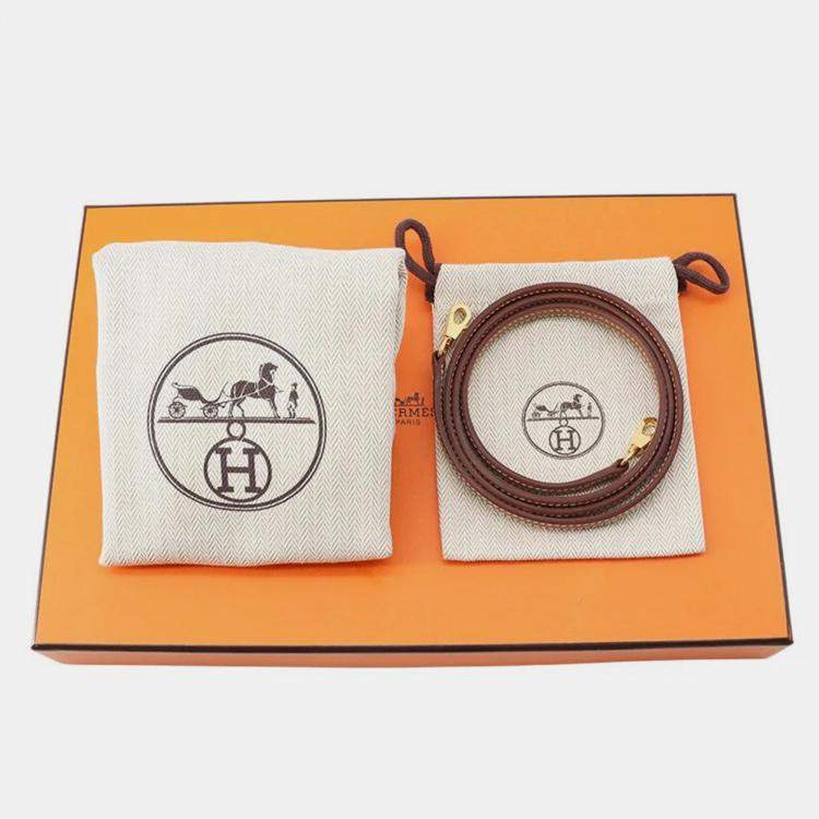 Pre Owned Hermes Bolide 1923 Gold Evercolor Size Mini