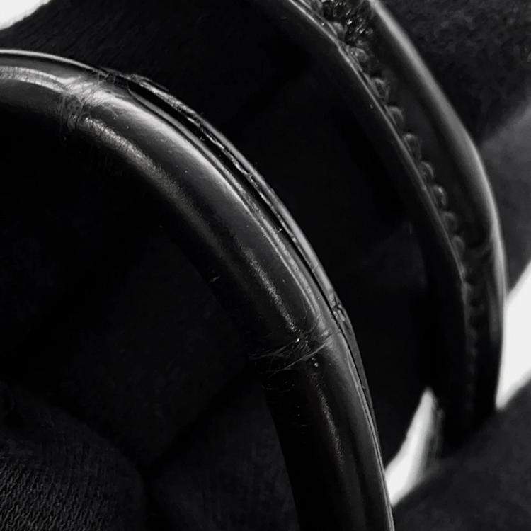 Pre Owned Hermes Birkin Touch Black Niloticus Taurillon Size 25