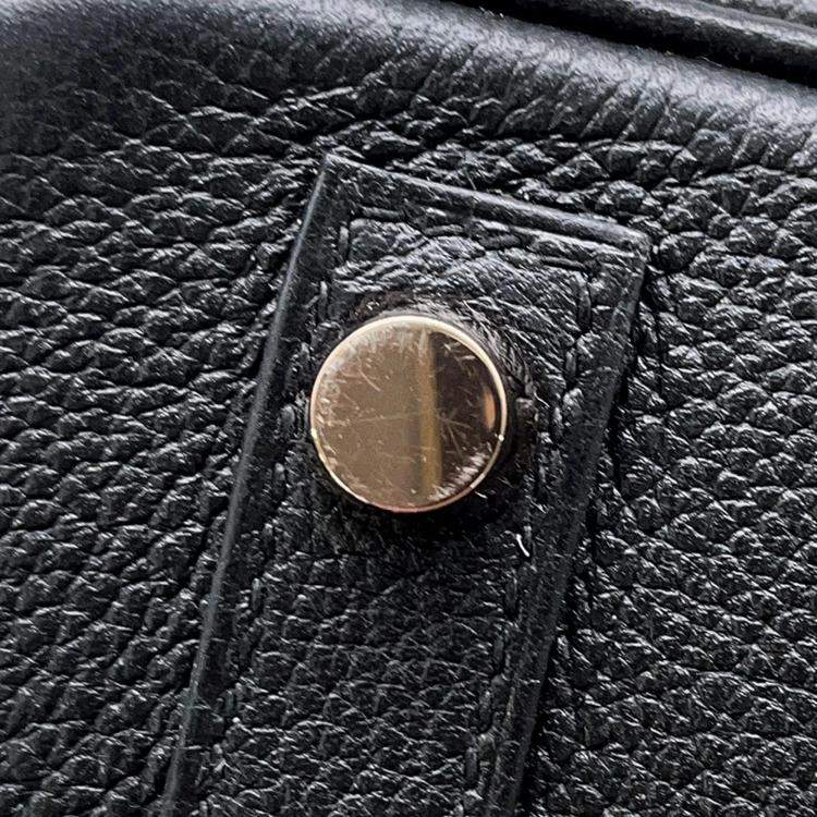 Pre Owned Hermes Birkin Touch Black Niloticus Taurillon Size 25