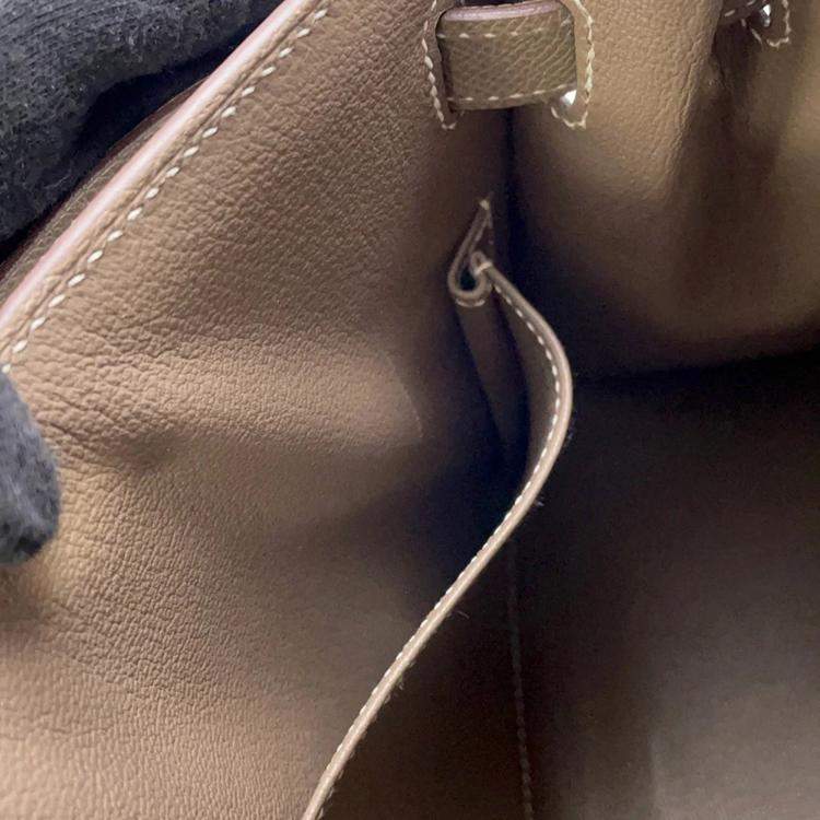 مملوكة مسبقًا Hermes Kelly Sellier Etoupe Epsom Size 28