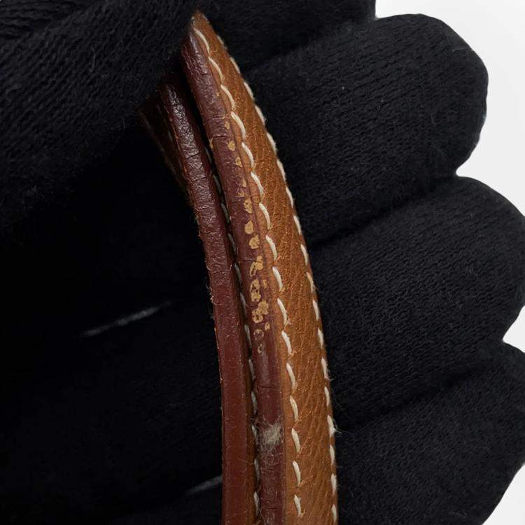 Pre Owned Hermes Mini Kelly Gold Courchevel Size 20