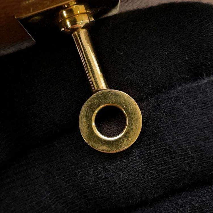 Pre Owned Hermes Mini Kelly Gold Courchevel Size 20