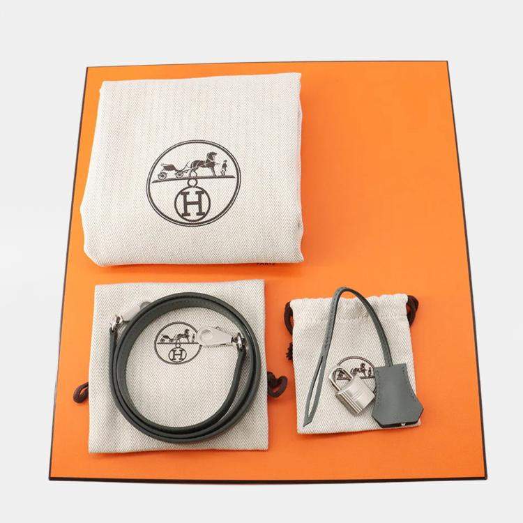 Pre Owned Hermes Kelly Sellier Vert Amand Epsom Size 28