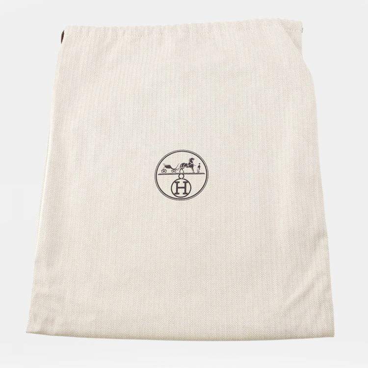 Pre Owned Hermes Aline Backpack Navy Toile Chevrons Size Pm