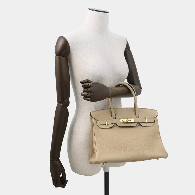 Pre Owned Hermes Birkin Trench Togo Leather Size 30