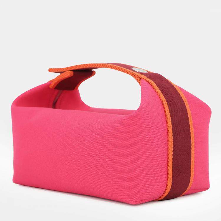 Pre Owned Hermes Bride A Brac Hibiscus Canvas Size Pm