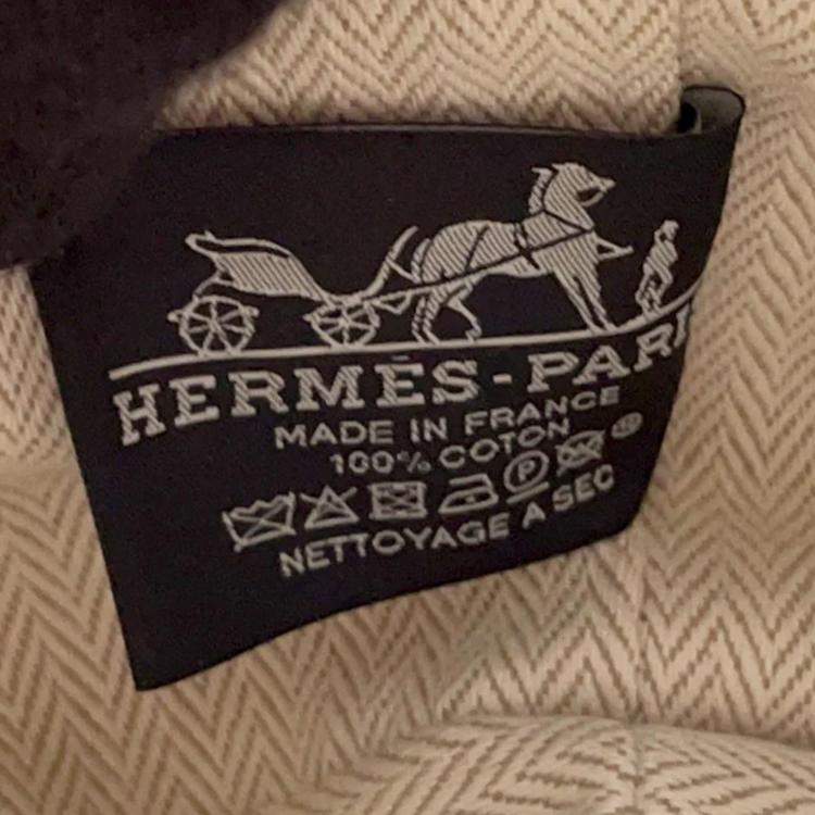 Pre Owned Hermes Bride A Brac Hibiscus Canvas Size Pm