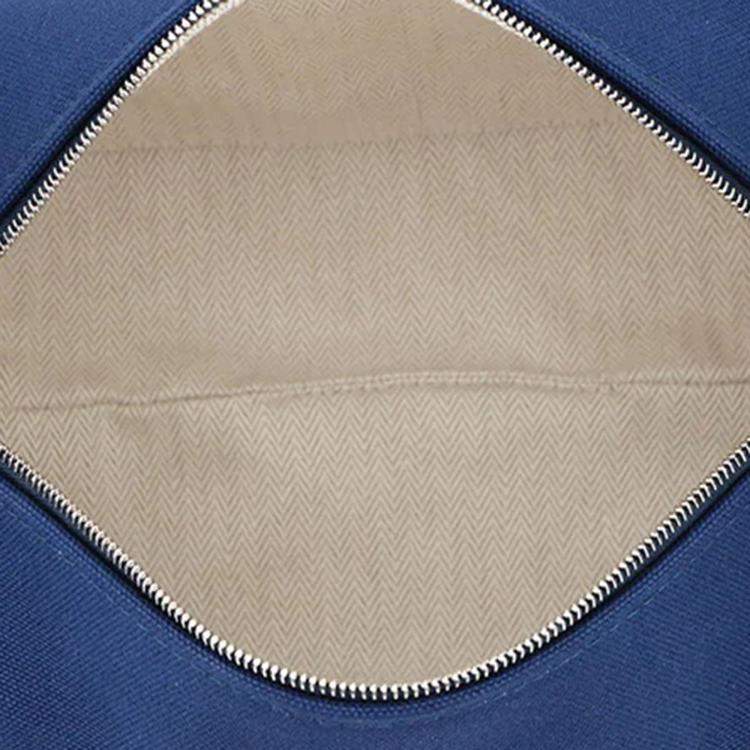 مملوكة مسبقًا Hermes Bride A Brac Navy/Green Canvas Size Pm