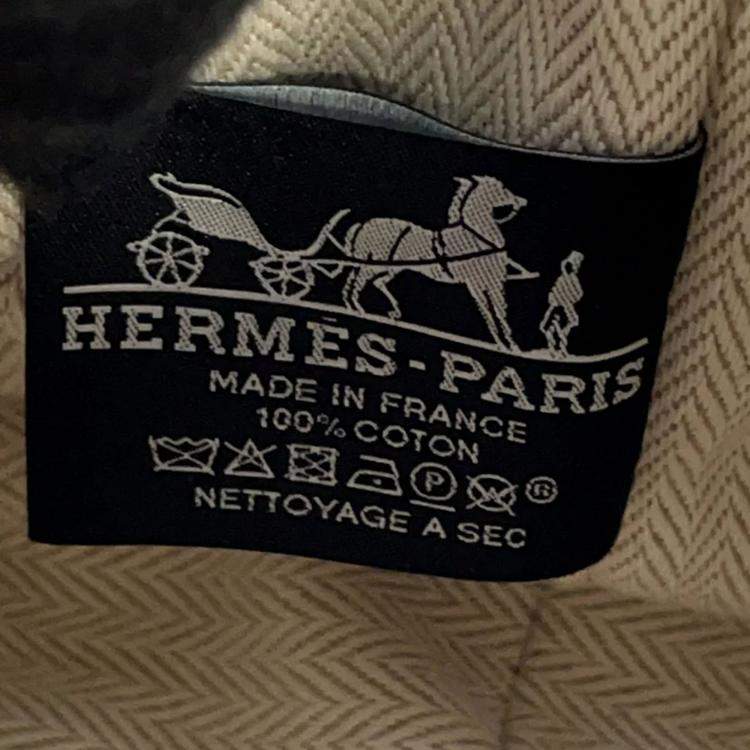 ممل وكة مسبقًا Hermes Bride A Brac Navy/Green Canvas Size Pm
