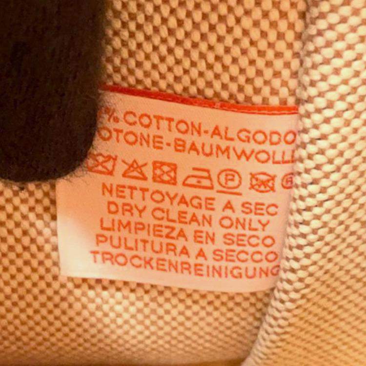 Pre Owned Hermes Brown Toile Escale a la Plage Beach Bag